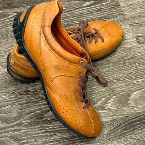 Ecco Slim Profile Golf/Tennis Shoes, Chestnut Brown, 8.5